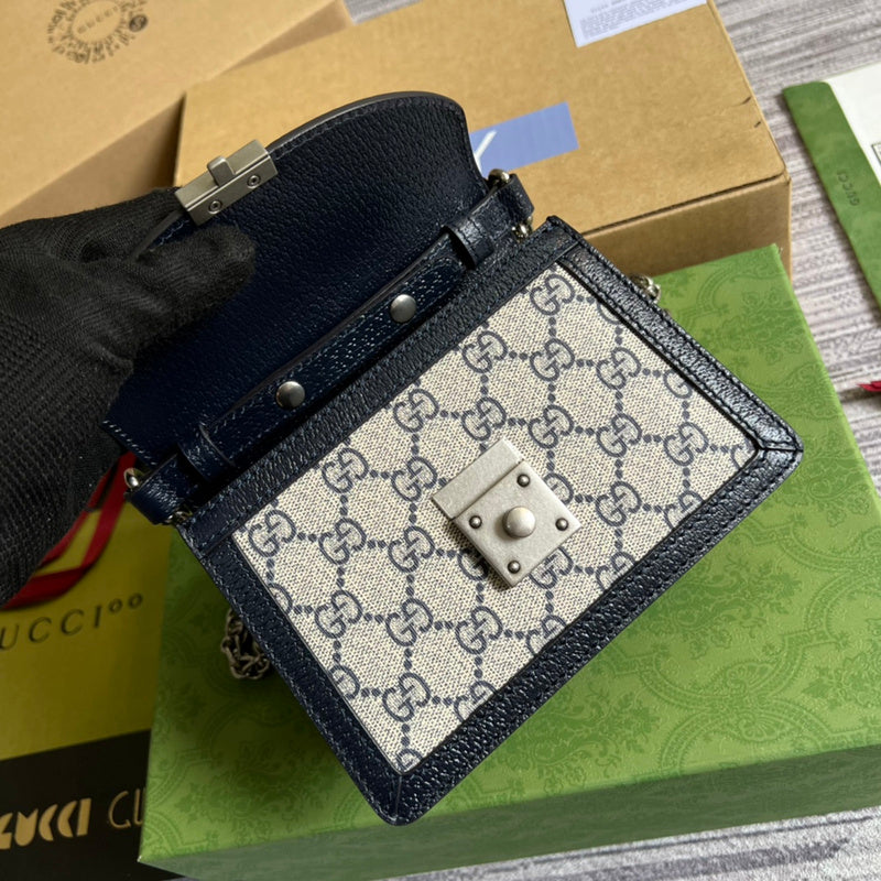 Interior view of sleek statement women's handbag – women's statement bag