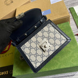 Interior view of sleek statement women's handbag – women's statement bag
