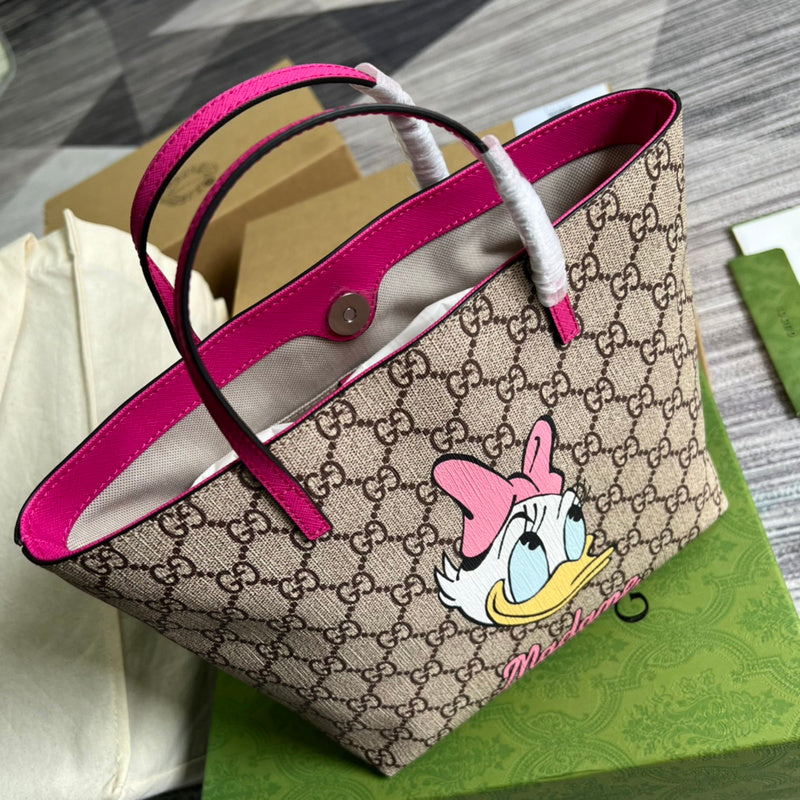 Side profile of signature elevated women's handbag – women's designer-style accessory