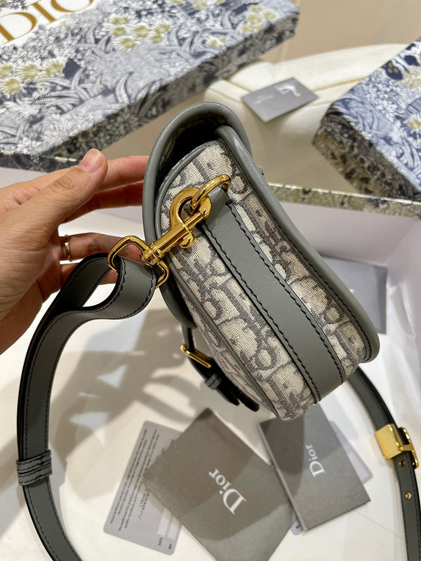Back view of classic sleek women's handbag – women's luxury handbag