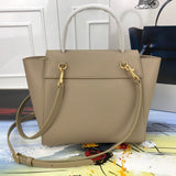 Back view of everyday-luxe structured women's handbag – women's statement bag