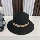 Side view of Burberry unisex cap