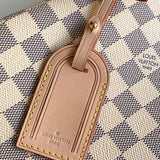 Back view of structured sleek women's handbag – women's everyday handbag