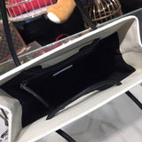 Sleek Premium PU Leather Handbag - Signature Hardware Accents | Women's Premium Handbag #924 - alternate angle view (image 8) of designer-inspired handbag