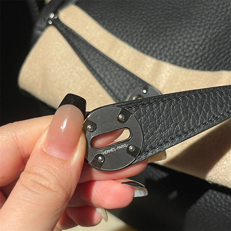 Tailored bag shown from front angle