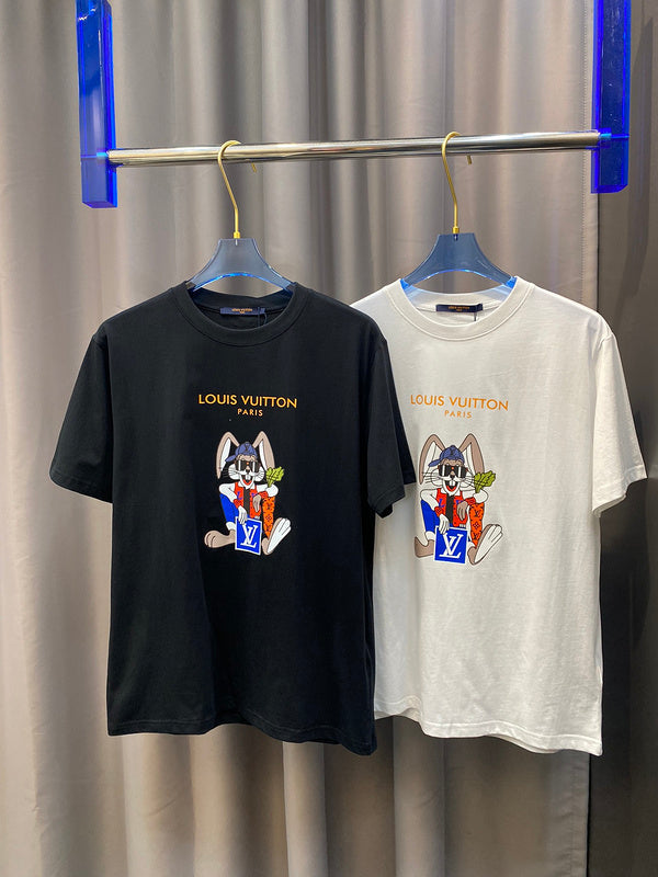 Back view of Louis Vuitton cotton t-shirt with tailored silhouette