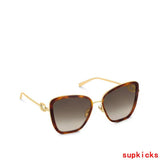 Front view of Louis Vuitton unisex sunglasses