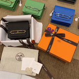  Refined crossbody bag carried on shoulder 10
