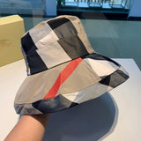 Close-up detail view of Burberry unisex cap