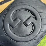Back view of classic sleek women's handbag – women's luxury accessory