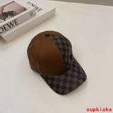 Close-up detail view of Louis Vuitton unisex cap