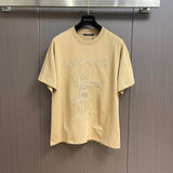 Back view of Louis Vuitton cotton t-shirt with label-forward styling