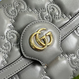 Back view of premium polished women's handbag – women's designer-style accessory