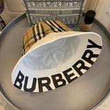 Side view of Burberry unisex cap