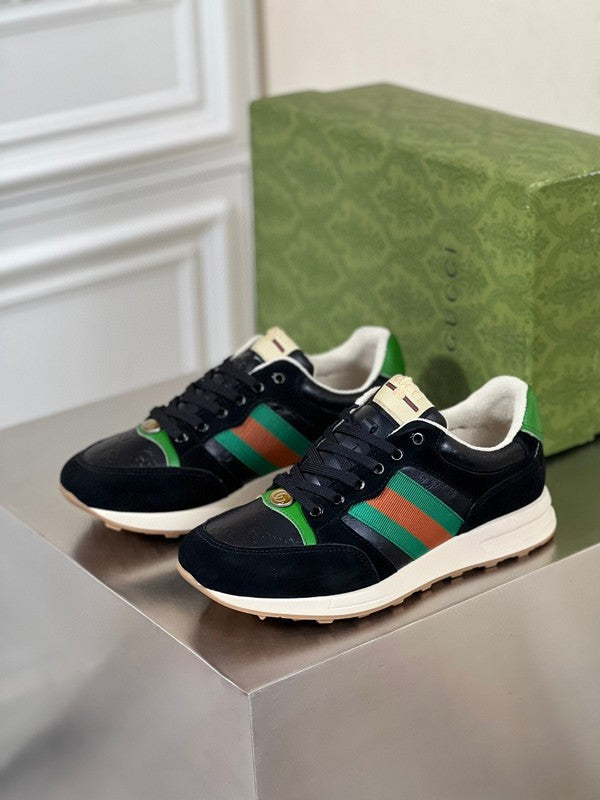Gucci soft grey luxury sneakers view 10 chunky sole construction