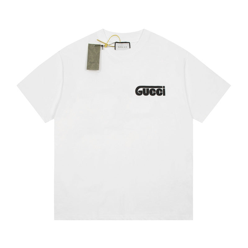 Side profile of Louis Vuitton cotton t-shirt with everyday silhouette