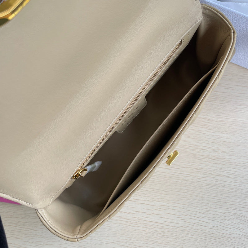 Front view of statement chic women's handbag – women's luxury handbag