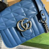 Back view of refined statement women's handbag – women's designer-style accessory