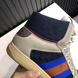 Gucci soft grey luxury sneakers view 8 classic court silhouette