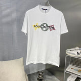 Back view of Louis Vuitton cotton t-shirt with streetwear-inspired cut