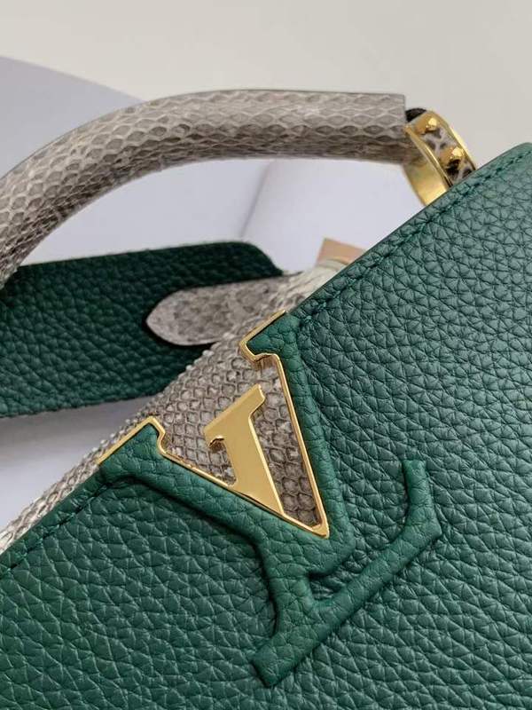 Back view of structured everyday-luxe women's handbag – women's statement bag