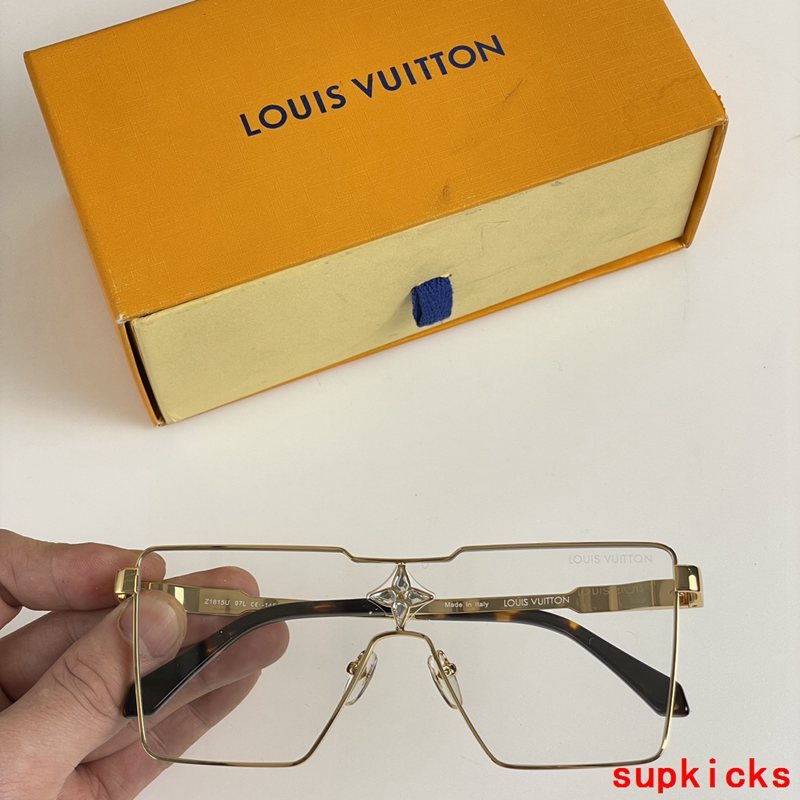 Side view of Louis Vuitton unisex sunglasses