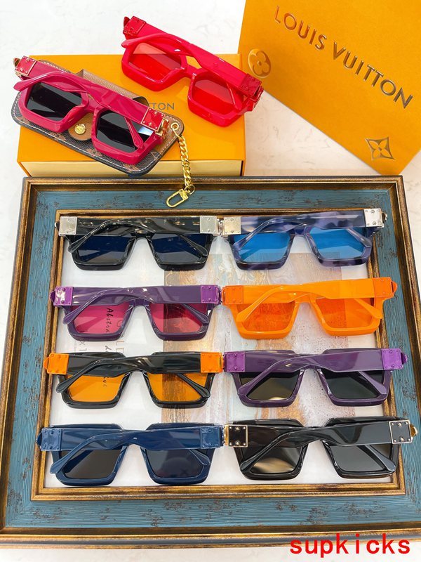 Lifestyle view of Louis Vuitton unisex sunglasses