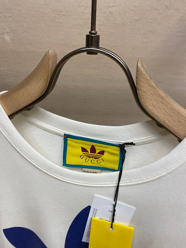Full styled look of Gucci luxury clothing with signature branding