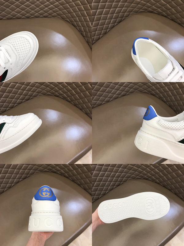 Gucci bold contrast luxury sneakers view 10 signature lace-up style