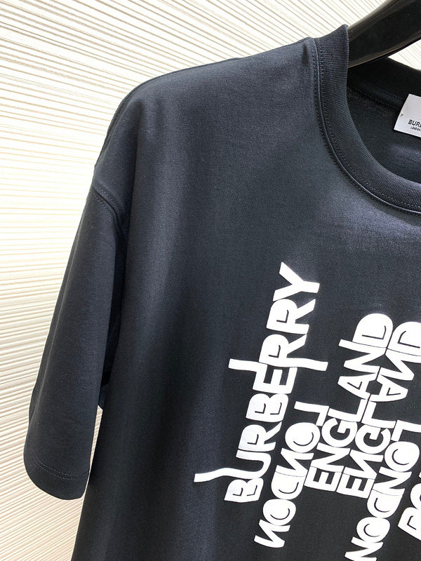 Burberry luxury t-shirt detail shot