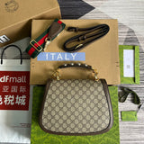 Front view of statement premium women's handbag – women's luxury accessory