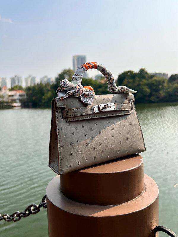 Interior view of polished premium bag