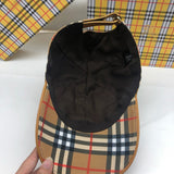 Side view of Burberry unisex cap