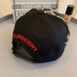 Side view of Burberry unisex cap