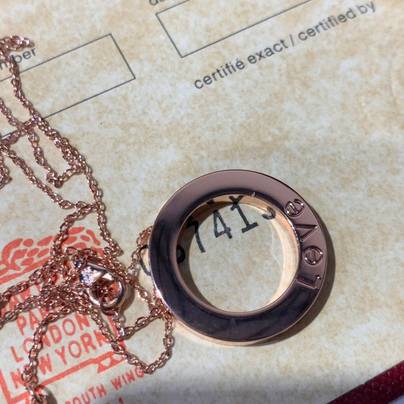 Close-up detail view of Cartier unisex jewelry piece