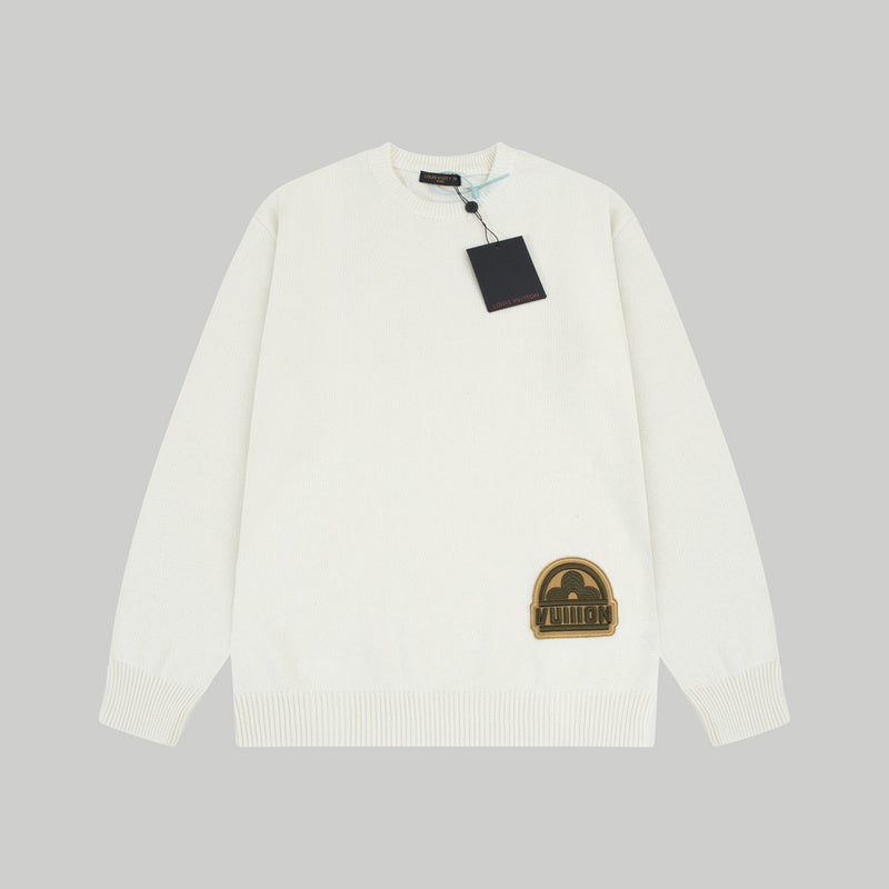 Side profile of Louis Vuitton luxury clothing with relaxed-fit cut