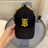 Angled view of Burberry unisex cap
