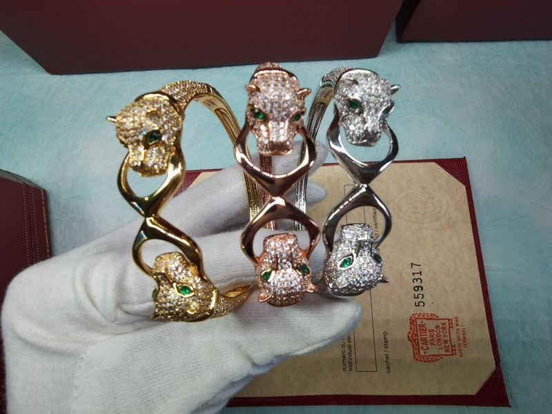 Front view of Cartier unisex jewelry piece