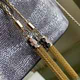 Sophisticated Premium PU Leather Handbag - Polished Finish | Women's Fashion Handbag #1706 - hardware and detail close-up (image 5) of designer-inspired handbag