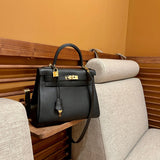 Sculpted handbag styled for everyday wear