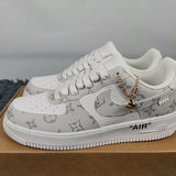Nike stone beige luxury sneakers view 6 bold athletic profile