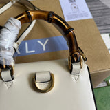 Top view of classic premium women's handbag – women's luxury handbag