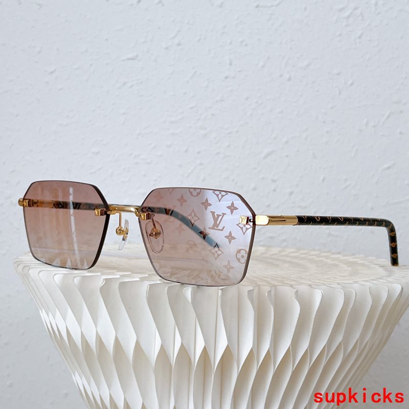 Front view of Louis Vuitton unisex sunglasses