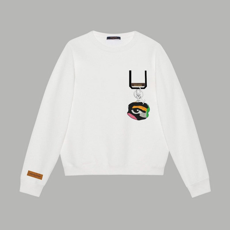 Back view of Louis Vuitton luxury clothing with relaxed-fit cut