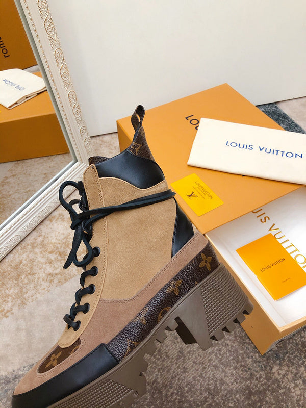 Louis Vuitton luxury shoes close-up — premium authentic designer style