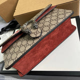 Top view of classic chic women's handbag – women's luxury accessory