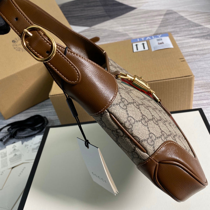 Back view of refined classic women's handbag – women's designer-style accessory