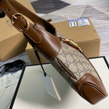 Back view of refined classic women's handbag – women's designer-style accessory