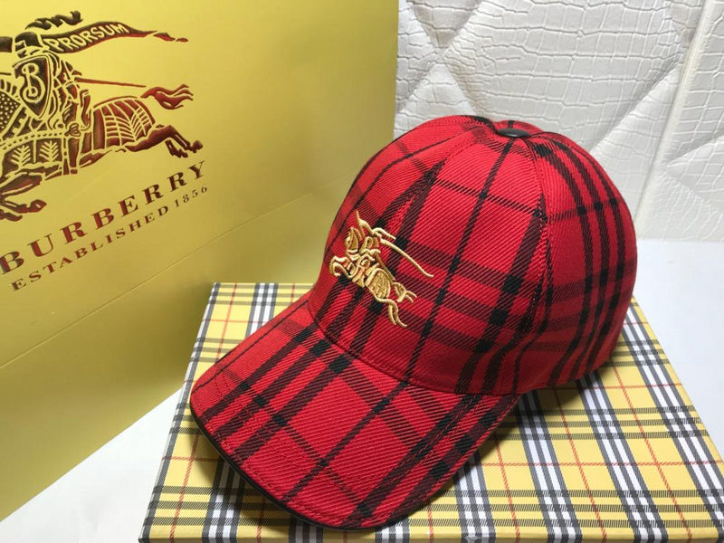 Full view of Burberry unisex cap