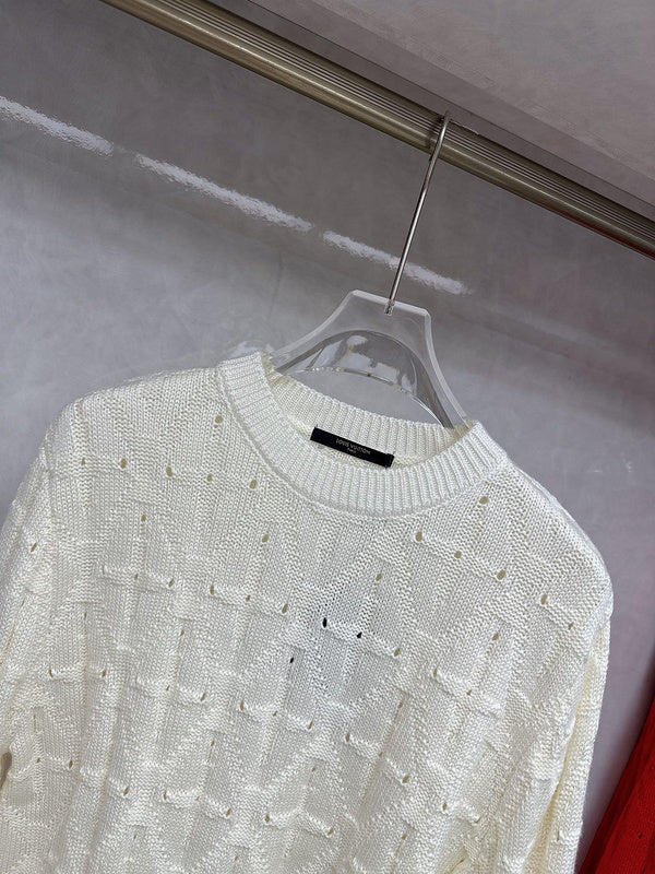 Flat lay presentation of Louis Vuitton luxury clothing with streetwear-inspired cut